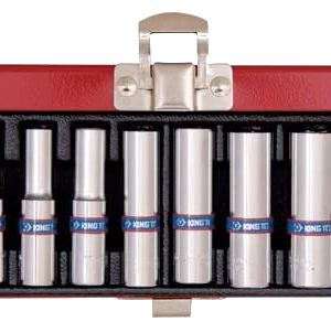 CAJA DE VASOS 1/4″ MÉTRICOS – 11 PIEZAS