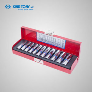 CAJA DE VASOS 1/4″ MÉTRICOS – 11 PIEZAS