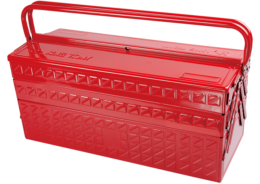 CAJA DE HERRAMIENTAS DE 3 ETAPAS METALICAS EXTRA LARGA - Imagen 2