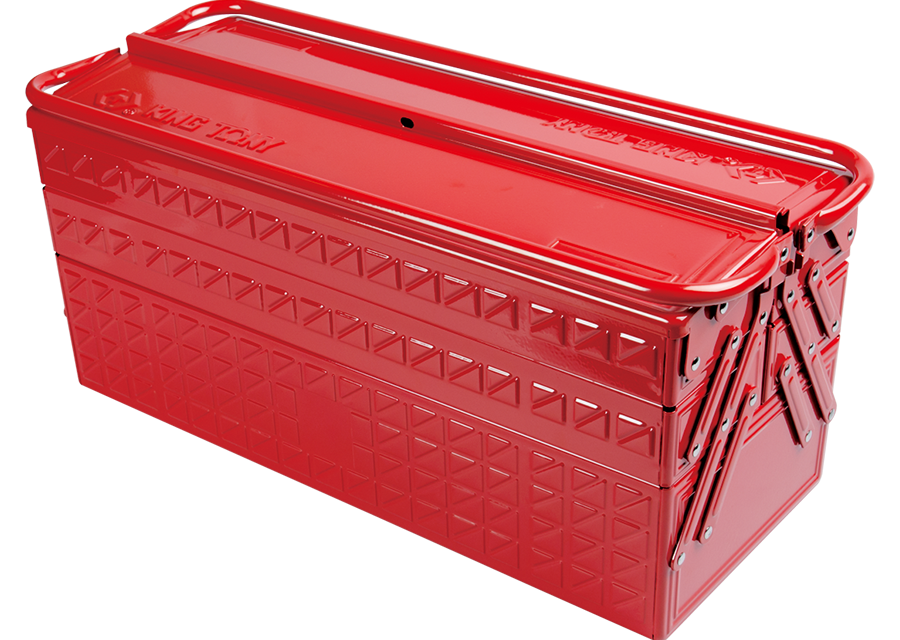 CAJA DE HERRAMIENTAS DE 3 ETAPAS METALICAS EXTRA LARGA - Imagen 3