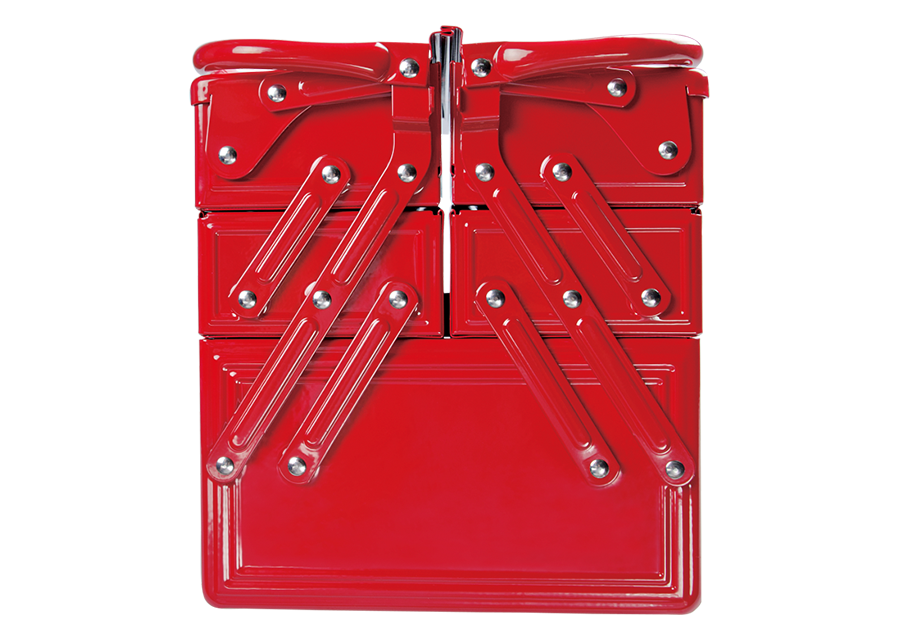 CAJA DE HERRAMIENTAS DE 3 ETAPAS METALICAS EXTRA LARGA - Imagen 4