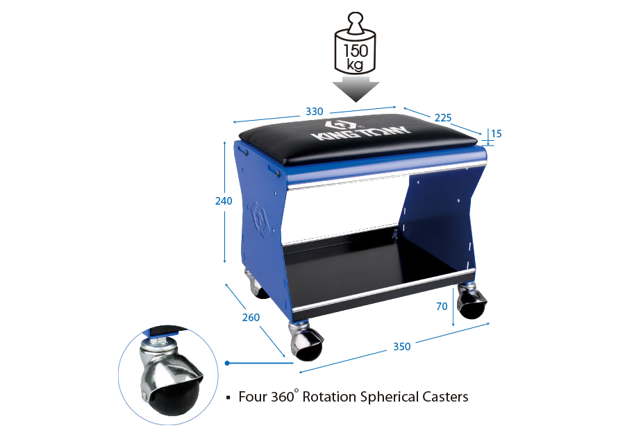 SILLA DE TRABAJO MÓVIL - Imagen 5